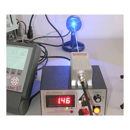 Foto - Laserový systém modrý 200mW 457nm - třída 1