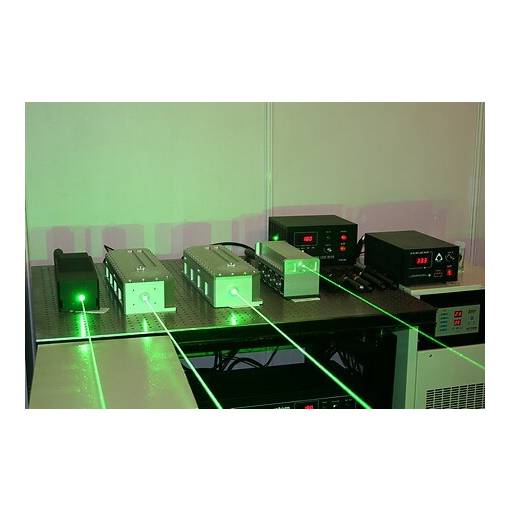 Foto - Laserový systém zelený 300mW 532nm - třída 1