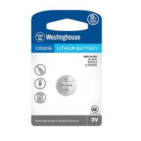 Westinghouse lithiová knoflíková baterie - CR2016 (DL2016, 5000LC, E-CR2016), 3V