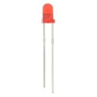 LED dioda - Červená, 3 mm