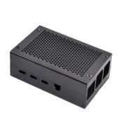 Hliníková krabička pro Raspberry Pi 4B - Černá