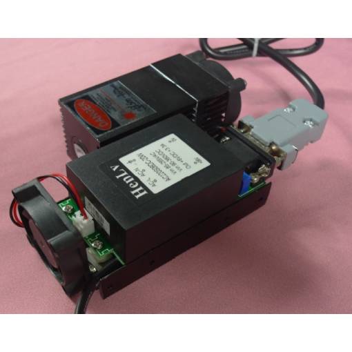 Foto - Laserový modul s TTL zelený 200mW ~ 280mW 532nm
