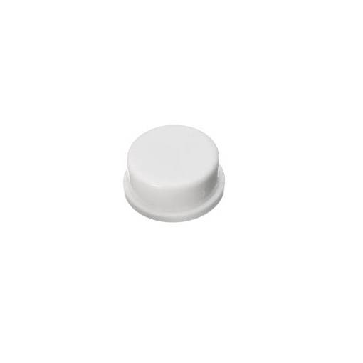 Foto - Knoflík pro mikrospínač - Bílý, 12 x 12 x 7,3 mm