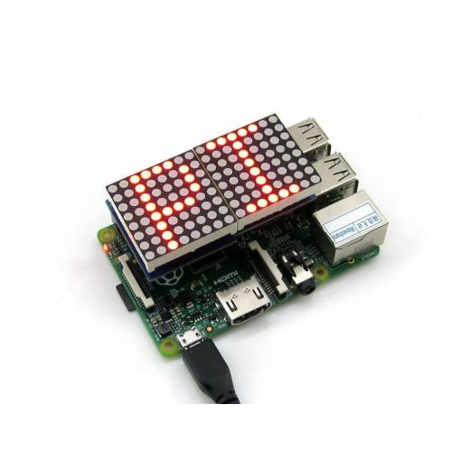 Foto - Raspberry LED Matice Shield 16 x 8 bodů