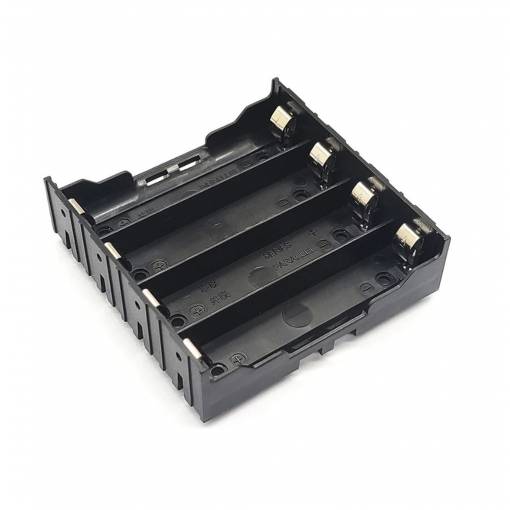 Foto - Bateriový box na čtyři baterie 18650 DPS DIL - 1 kus