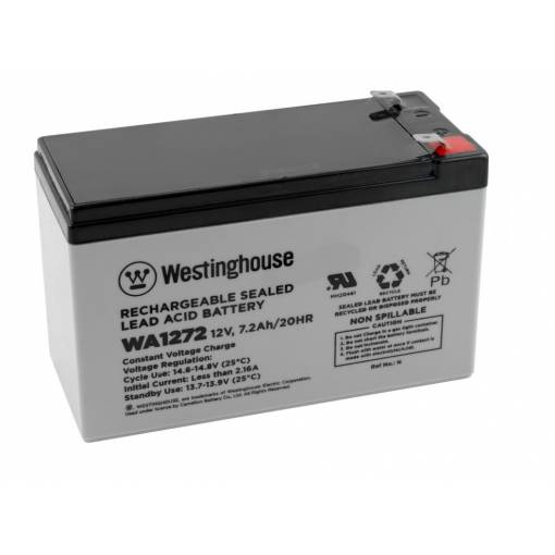 Foto - Westinghouse olověný akumulátor WA1272 12V/7,2Ah F2