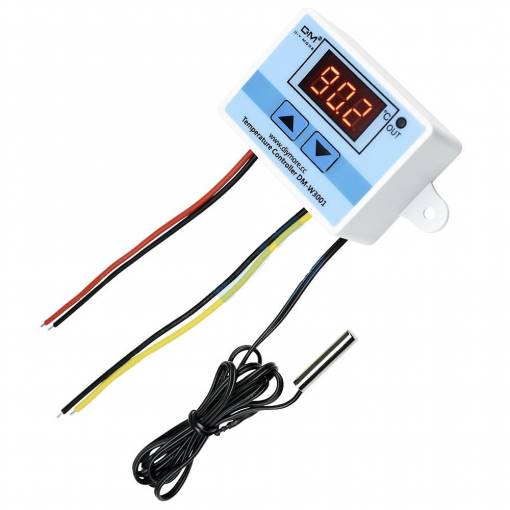 Foto - Nástěnný digitální termostat XH-W3001 - 24V 10A; -50°C až 110°C