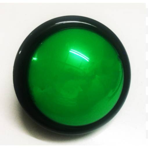 Foto - LED arkádové tlačítko 100mm - zelená