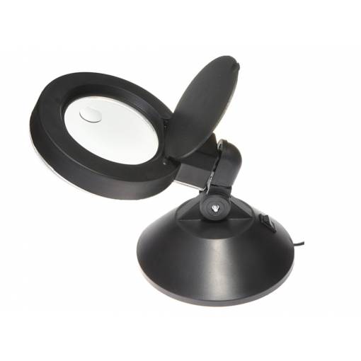 Foto - Lampa s lupou 90mm 3D-10D černá