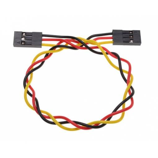 Foto - DuPont kabel F-F - 3 pin, 20 cm